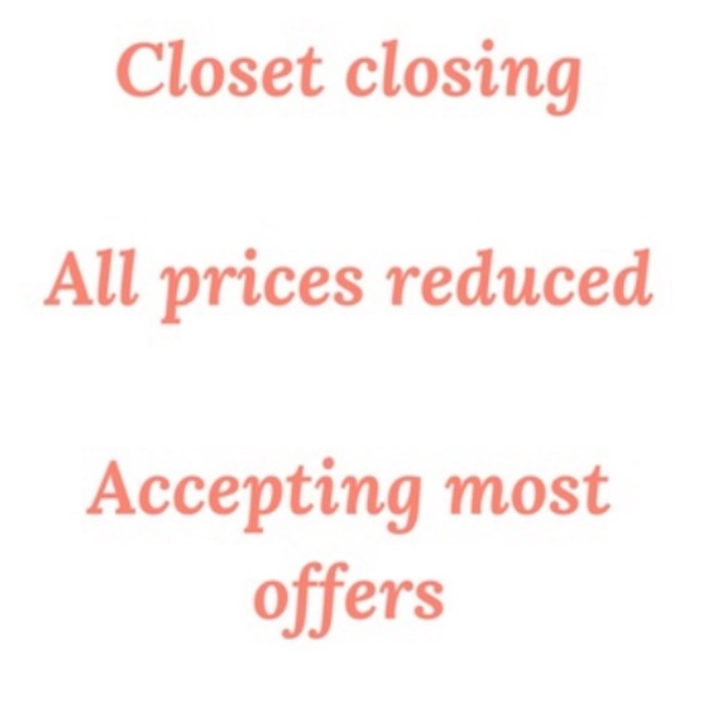 MAKE OFFERS. Closet closing soon